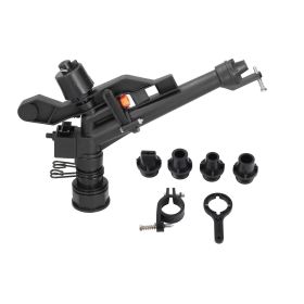 G 1‚Äë1/2 Irrigation Sprinkler ABS Adjustable Rocker Arm Large Flow Impact Sprinkler for Garden Lawn