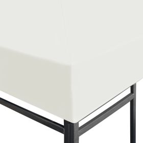 vidaXL Gazebo Top Cover 310 g/m¬≤ 4x3 m Cream White