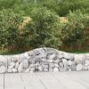 Arched Gabion Basket 78.7"x11.8"x15.7"/23.6" Galvanized Iron