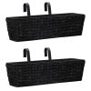 Planters 2 pcs Water Hyacinth Black