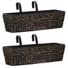 Planters 2 pcs Water Hyacinth Brown