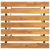 Bistro Table 21.7"x21.3"x28" Solid Acacia Wood