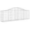Arched Gabion Basket 78.7"x11.8"x23.6"/31.5" Galvanized Iron