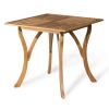 OUTDOOR HERMOSA 5 PIECE WOOD DINING SET WITH CUSHIONS