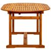 Garden Dining Table (63"-94.5")x39.4"x29.5" Solid Acacia Wood