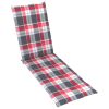 Patio Deck Chair with Footrest and Cushion Solid Wood Acacia