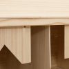 Chicken Laying Nest 2 Compartments 24.8"x15.7"x25.6" Solid Pine Wood