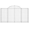 Arched Gabion Basket 78.7"x11.8"x39.4"/47.2" Galvanized Iron