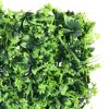 Artificial Leaf Fence 24 pcs Green 15.7"x23.6"