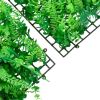 Artificial Fern Leaf Fence 24 pcs Green 15.7"x23.6"