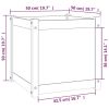 Garden Planter 19.7"x19.7"x19.7" Solid Wood Pine