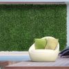 Artificial Grass Wall Panel Backdrop, 12 20" x 20" Boxwood UV Protection Privacy Coverage Panels for Indoor & Outdoor Decor, Wall & Fence Covering