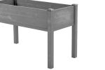 48x24x30 inch Raised Garden Bed with Legs, Elevated Wooden Planter Box for Outdoor Plants Flowers Fruits Vegetable Herb Growing