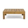OANA OUTDOOR WOODEN SECTIONAL SET WITH CUSHIONS, BEIGE