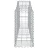 Arched Gabion Basket 78.7"x11.8"x23.6"/31.5" Galvanized Iron