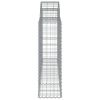 Arched Gabion Basket 78.7"x11.8"x39.4"/47.2" Galvanized Iron