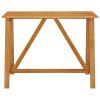 5 Piece Patio Bar Set Solid Acacia Wood