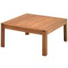 GO Wood Structure Outdoor Sofa Set with beige Cushions Exotic design Water-resistant and UV Protected texture High quality acacia wood Strong Metal Ac