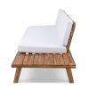 HILLCREST V Shaped 4-Piece Sofa Set-WHITE