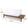 HILLCREST V Shaped 4-Piece Sofa Set-WHITE