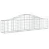 Arched Gabion Basket 78.7"x11.8"x15.7"/23.6" Galvanized Iron