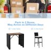 5 Pieces Patio Acacia Wood Dining Set