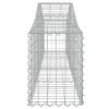 Arched Gabion Basket 78.7"x11.8"x15.7"/23.6" Galvanized Iron