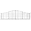 Arched Gabion Basket 78.7"x11.8"x15.7"/23.6" Galvanized Iron