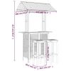 3 Piece Patio Bar Set Solid Wood Acacia