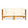 OANA 2-Piece LOVE SEAT SET, BEIGE