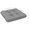 4 Piece Patio Lounge Set with Cushions Solid Wood Pine