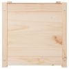 Garden Planter 19.7"x19.7"x19.7" Solid Wood Pine