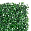 Artificial Shrub Leaf Fence 24 pcs Green 15.7"x23.6"