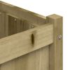 Garden Planter 35.4"x19.7"x27.6" Impregnated Wood Pine