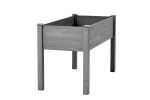 48x24x30 inch Raised Garden Bed with Legs, Elevated Wooden Planter Box for Outdoor Plants Flowers Fruits Vegetable Herb Growing