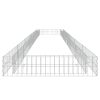 Gabion Raised Bed Galvanized Steel 236.2"x39.4"x7.9"