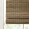 Bamboo Light Filtering Roman Shade 64"L