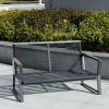 4 Piece Patio Furniture Set, Aluminum Conversation Set, Outdoor Garden Sofa Set with Armchairs, Loveseat, Center Coffee Table and Cushions