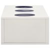 Office Flower Box Light Gray 35.4"x15.7"x9.1" Steel