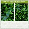 Artificial Grass Wall Panel Backdrop, 12 20" x 20" Boxwood UV Protection Privacy Coverage Panels for Indoor & Outdoor Decor, Wall & Fence Covering