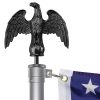 Plastic Eagle Flagpole Head for 20/25/30ft