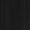 Garden Planter Black 23.6"x12.2"x12.2" Solid Wood Pine