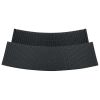 3 Piece Patio Bar Set with Cushions Black