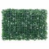 Artificial Shrub Leaf Fence 24 pcs Green 15.7"x23.6"