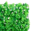 Artificial Fern Leaf Fence 24 pcs Green 15.7"x23.6"