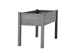 48x24x30 inch Raised Garden Bed with Legs, Elevated Wooden Planter Box for Outdoor Plants Flowers Fruits Vegetable Herb Growing