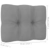 4 Piece Patio Lounge Set with Cushions Solid Wood Pine