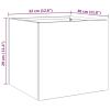 Planters 2 pcs Silver 12.6"x11.8"x11.4" Stainless Steel