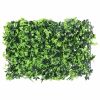 Artificial Leaf Fence 24 pcs Green 15.7"x23.6"