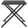 Folding Patio Table Anthracite 15"x15"x15" Steel Mesh